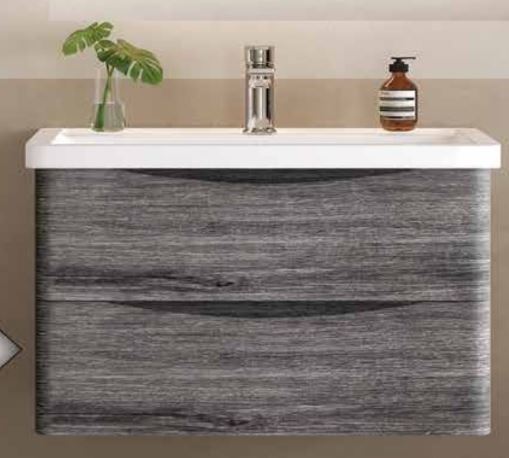 SET SALOON GREY 80cm