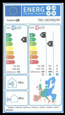 Nordstar 12000 BTU εσωτερική μονάδα