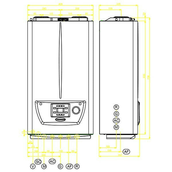 Immergas Victrix Omnia 25 Επιτοίχιος Λέβητας Συμπύκνωσης Αερίου με Καυστήρα 21496kcal/h