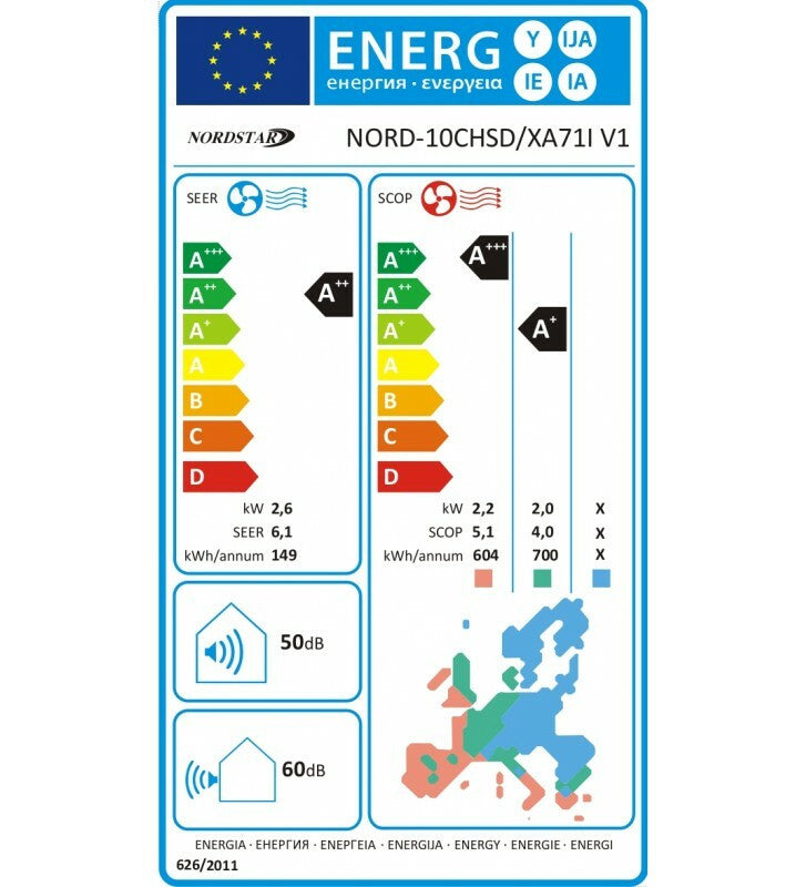 Nordstar TN 9000 BTU εσωτερική μονάδα