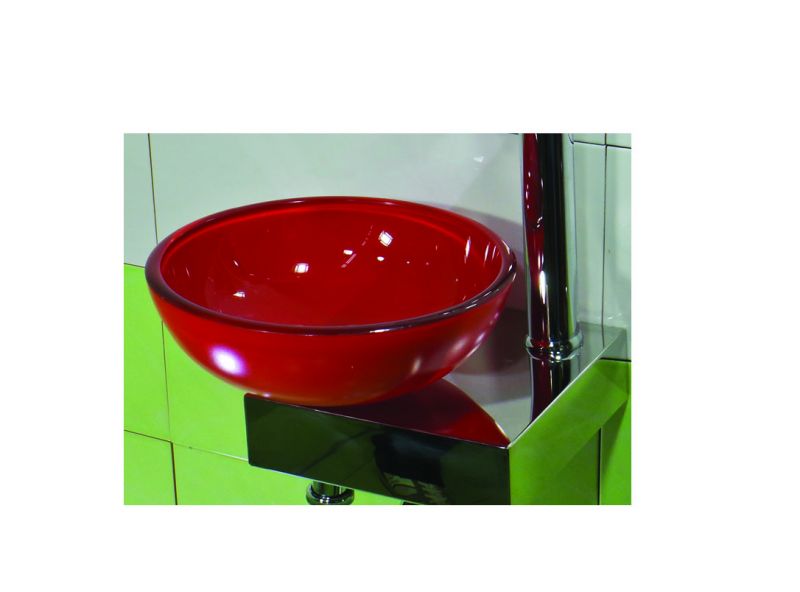 GLASS KARE - ΝΙΠΤΗΡΑΣ ΓΥΑΛΙΝΟΣ Φ31,5 RED_