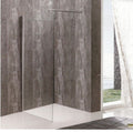 PANEL ΤΖΑΜΙ ΔΙΑ/ΝΕΣ 70*195h/8mm ME ΜΠΡΑΤΣΟ ST/ST 65-120Ccm