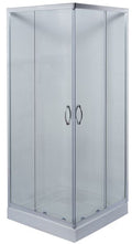 ASCOT-TRANSP - ΚΑΜΠΙΝΑ 4/ΓΩΝΗ ΣΧΕΤΗ 70*70*190 ΧΡΩΜΕ - ΓΥΑΛΙ ΔΙΑΦ