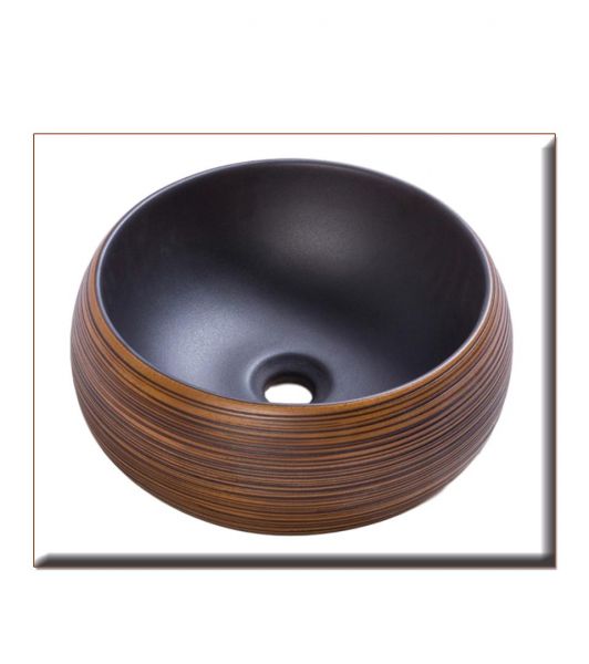 ZAGORA ΝΙΠΤΗΡΑΣ 350*350*160 ΣΑΓΡΕ KAFE MAT MAYRO#