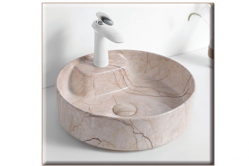 MAMBO 410*410*120 ΝΙΠΤΗΡΑΣ DECOR ΜΠΕΖ ΜΑΡΜΑΡΟ