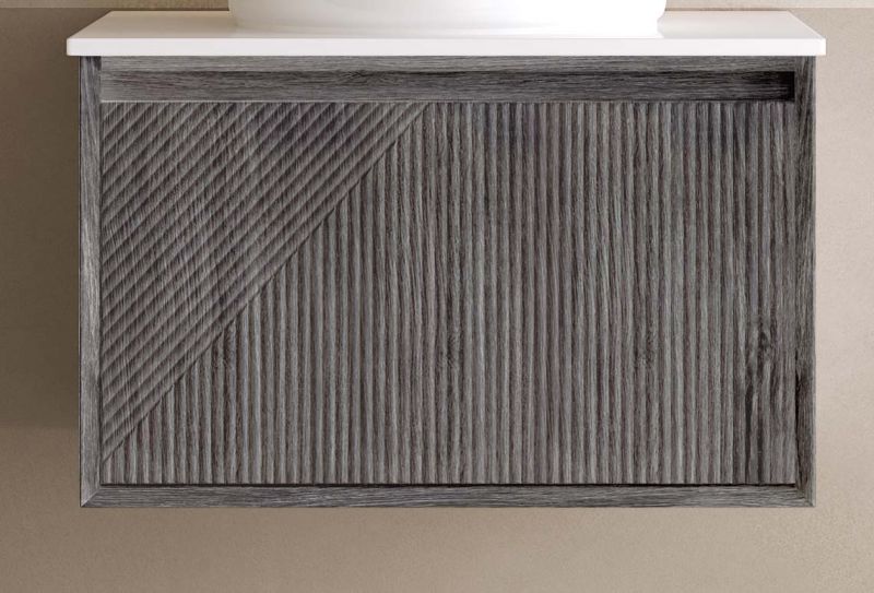 ZIZANIO- ΠΑΓΚΟΣ PVC ΣΧΕΤΟ 60*50 - GREY