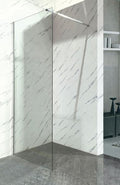 PANEL ΤΖΑΜΙ ΔΙΑ/ΝΕΣ 120*195h/8mm ME ΜΠΡΑΤΣΟ ST/ST 70-120cm